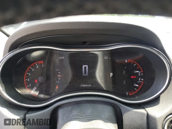 2017 Dodge Durango Citadel Anodized Platinum with VIN 1C4RDHEG5HC774691, listed as a Copart auction lot 57885025 with 176,240 mi miles and Salvage title. Bid and sale history available at DreamBid. Image 9.