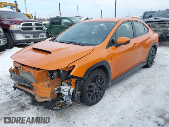 2023 Subaru WRX Premium с VIN JF1VBAF69P9821921, выставлен на аукционе IAAI как лот 41785835 с пробегом 6 433 миль миль и . История ставок и продаж доступна на DreamBid. Изображение 2.