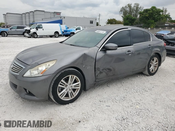 2015 Infiniti Q40 with VIN JN1CV6AP7FM500836, listed as a Copart auction lot 49897315 with 148,535 mi miles and Salvage Title. Bid and sale history available at DreamBid. Image 1.