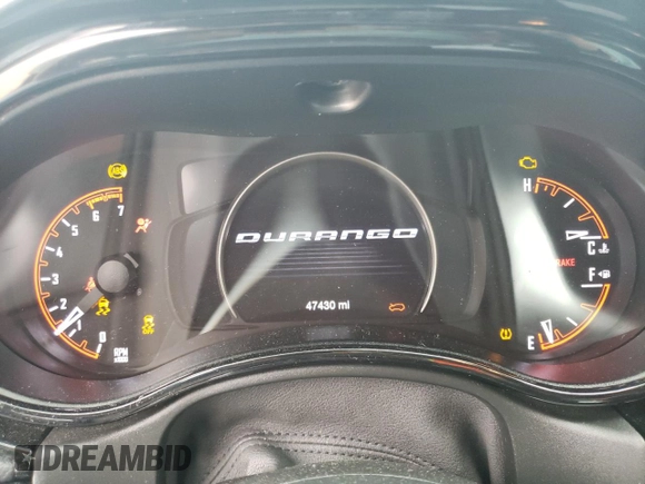 2021 Dodge Durango R/T with VIN 1C4SDHCT1MC761531, listed as a Copart auction lot 42128375 with 47,430 mi miles and Salvage Title. Bid and sale history available at DreamBid. Image 9.