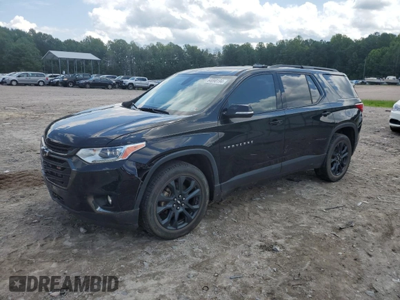 2019 Chevrolet Traverse RS with VIN 1GNERJKX4KJ142464, listed as a Copart auction lot 64090194 with 105,610 mi miles and Salvage Title. Bid and sale history available at carsss.com. Image 1.