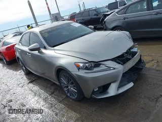 2015 Lexus IS 250 with VIN JTHCF1D29F5020917, listed as a IAAI auction lot 41464618 with 95,808 mi miles and . Bid and sale history available at DreamBid. Image 1.