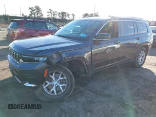 2021 Jeep Grand Cherokee Limited with VIN 1C4RJKBG6M8142905, listed as a IAAI auction lot 41576851 with 44,884 mi miles and . Bid and sale history available at DreamBid. Image 2.