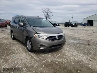 2017 Nissan Quest SV with VIN JN8AE2KP2H9166270, listed as a Copart auction lot 47776123 with 134,492 mi miles and Non Repairable. Bid and sale history available at carsss.com. Image 12.