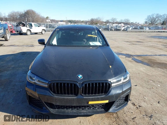 2023 BMW 5 Series 540i xDrive with VIN WBA73BJ02PWY04028, listed as a IAAI auction lot 41327638 with 7,610 mi miles and . Bid and sale history available at carsss.com. Image 12.
