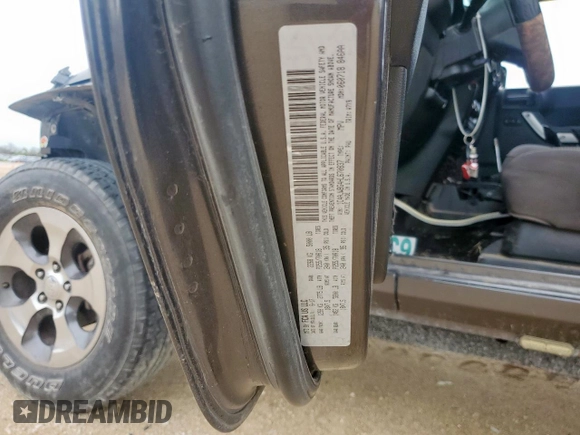 2017 Jeep Wrangler Sahara with VIN 1C4AJWBG4HL670837, listed as a Copart auction lot 60639525 with 153,049 mi miles and Salvage title. Bid and sale history available at DreamBid. Image 12.