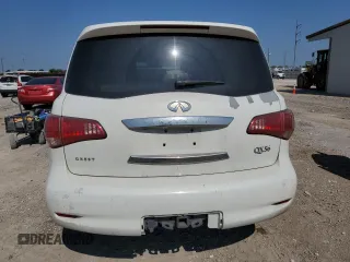 2012 Infiniti QX56 7-passenger with VIN JN8AZ2NF9C9517580, listed as a Copart auction lot 66382334 with 176,182 mi miles and Clean Title. Bid and sale history available at carsss.com. Image 6.