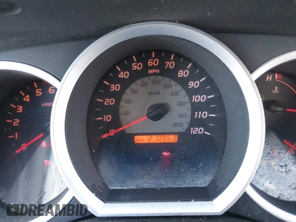2007 Toyota Tacoma with VIN 5TEMU52N87Z326344, listed as a IAAI auction lot 41250780 with 210,957 mi miles and . Bid and sale history available at DreamBid. Image 16.