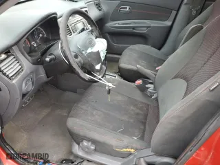 2009 Kia Rio SX with VIN KNADE223696556777, listed as a Copart auction lot 47253505 with 0 mi miles and Salvage Title. Bid and sale history available at carsss.com. Image 7.