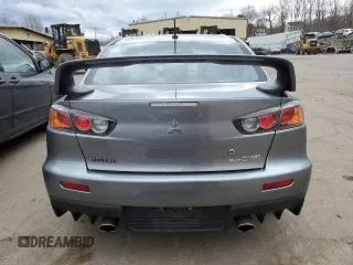2015 Mitsubishi Lancer Evolution GSR with VIN JA32W8FV7FU020562, listed as a Copart auction lot 46608624 with 147,736 mi miles and Salvage Title. Bid and sale history available at carsss.com. Image 6.