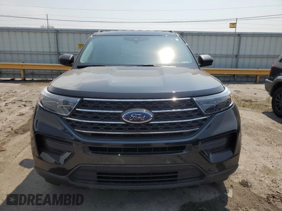 2022 Ford Explorer XLT with VIN 1FMSK8DH7NGC20702, listed as a Copart auction lot 60247555 with 15,278 mi miles and Salvage title. Bid and sale history available at DreamBid. Image 5.