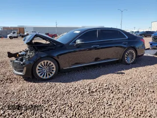 2017 Genesis G90 5.0L Ultimate with VIN KMHG54JH1HU031365, listed as a Copart auction lot 42460714 with 114,816 mi miles and Salvage Title. Bid and sale history available at carsss.com. Image 1.