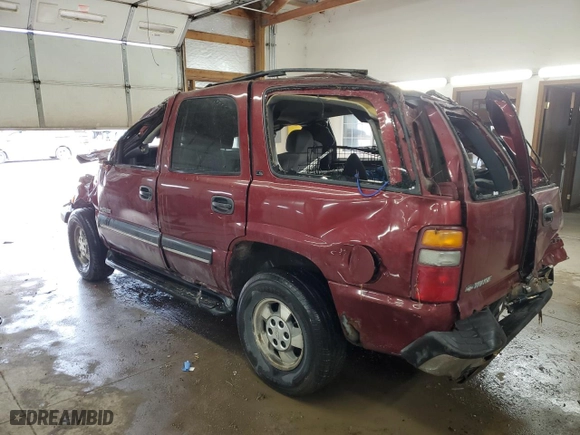 2001 Chevrolet Tahoe LS with VIN 1GNEK13T91J186930, listed as a Copart auction lot 48419945 with 0 mi miles and Salvage Title. Bid and sale history available at carsss.com. Image 2.