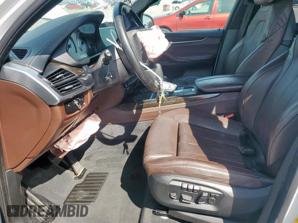 2017 BMW X5 xDrive50i with VIN 5UXKR6C32H0U13460, listed as a Copart auction lot 51462745 with 97,749 mi miles and Salvage title. Bid and sale history available at DreamBid. Image 7.