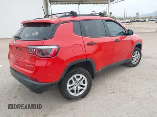 2017 Jeep Compass Sport with VIN 3C4NJDABXHT642198, listed as a IAAI auction lot 42385002 with 82,626 mi miles and . Bid and sale history available at DreamBid. Image 4.