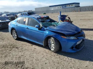 2019 Toyota Camry LE with VIN 4T1B11HK4KU247790, listed as a Copart auction lot 83417144 with 0 mi miles and Salvage Title. Bid and sale history available at carsss.com. Image 4.