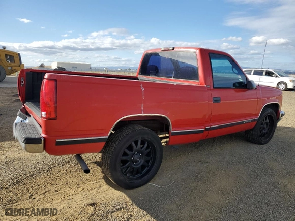 1998 Chevrolet C/K 1500 with VIN 1GCEC14W4WZ108305, listed as a Copart auction lot 78274684 with 211,652 mi miles and Salvage Title. Bid and sale history available at carsss.com. Image 3.