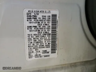 2009 Nissan Murano S with VIN JN8AZ18U59W018905, listed as a Copart auction lot 47293645 with 182,640 mi miles and Salvage Title. Bid and sale history available at carsss.com. Image 14.
