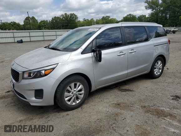 2018 Kia Sedona LX with VIN KNDMB5C17J6403033, listed as a Copart auction lot 53404425 with 52,872 mi miles and Salvage Title. Bid and sale history available at carsss.com. Image 1.