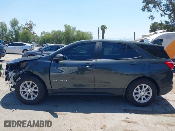 2020 Chevrolet Equinox LS with VIN 3GNAXHEV4LS659089, listed as a IAAI auction lot 42146900 with 53,552 mi miles and . Bid and sale history available at DreamBid. Image 14.