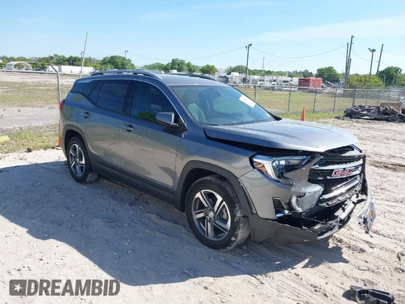 2021 GMC Terrain SLT z VIN 3GKALPEV7ML316534, wystawiony jako IAAI lot #41844920 z przebiegiem 37 725 mil mil oraz . Historia ofert i sprzedaży dostępna na DreamBid. Obrazek 1.