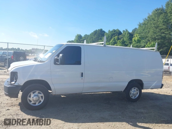 2008 Ford Econoline Cargo Commercial with VIN 1FTNS24L98DB41492, listed as a IAAI auction lot 42358047 with 246,023 mi miles and . Bid and sale history available at DreamBid. Image 14.