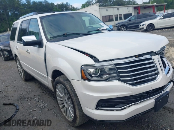 2017 Lincoln Navigator Reserve with VIN 5LMJJ2KT2HEL00490, listed as a IAAI auction lot 42234791 with 80,510 mi miles and . Bid and sale history available at DreamBid. Image 1.