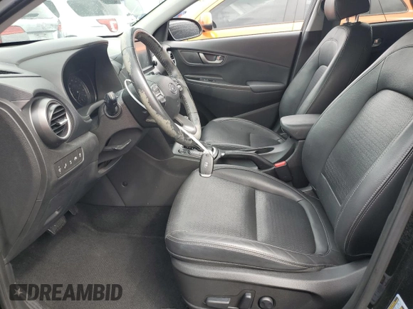2020 Hyundai Kona Ultimate with VIN KM8K53A56LU427603, listed as a Copart auction lot 74005334 with 0 mi miles and Non Repairable. Bid and sale history available at carsss.com. Image 7.