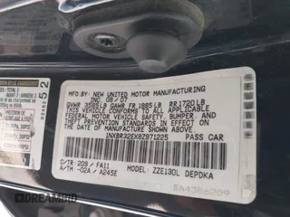 2008 Toyota Corolla CE with VIN 1NXBR32EX8Z971225, listed as a IAAI auction lot 42042659 with 189,950 mi miles and . Bid and sale history available at DreamBid. Image 9.