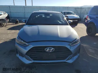 2019 Hyundai Veloster 2.0 with VIN KMHTG6AF6KU019853, listed as a Copart auction lot 46937605 with 84,405 mi miles and Salvage Title. Bid and sale history available at carsss.com. Image 5.
