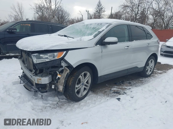 2018 Ford Edge Titanium with VIN 2FMPK4K89JBC14502, listed as a IAAI auction lot 41321136 with 143,052 mi miles. Bid and sale history available at carsss.com. Image 19.