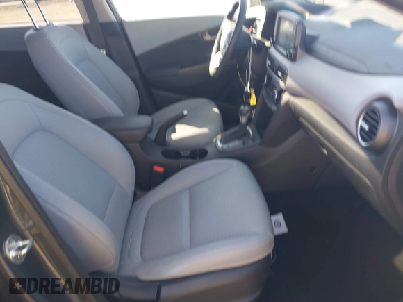 2021 Hyundai Kona Ultimate with VIN KM8K5CA51MU730340, listed as a IAAI auction lot 41662900 with 63,660 mi miles and . Bid and sale history available at carsss.com. Image 5.
