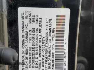 2013 Honda CR-V LX with VIN 2HKRM3H33DH515255, listed as a Copart auction lot 48430545 with 126,150 mi miles and Salvage Title. Bid and sale history available at carsss.com. Image 13.