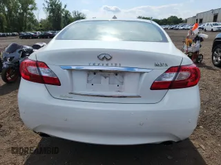 2013 Infiniti M with VIN JN1BY1AR5DM602690, listed as a Copart auction lot 64944925 with 186,302 mi miles and Salvage title. Bid and sale history available at DreamBid. Image 6.
