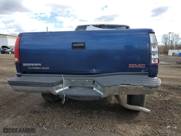 1999 GMC Sierra Classic 1500 with VIN 1GTEC19R1XR510643, listed as a Copart auction lot 47965215 with 176119 miles and Salvage Title. Bid and sale history available at carsss.com. Image 6.