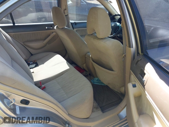 2004 Honda Civic LX with VIN 2HGES16524H504612, listed as a IAAI auction lot 42098301 with 140,551 mi miles and . Bid and sale history available at DreamBid. Image 8.