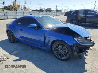 2022 Subaru BRZ Limited with VIN JF1ZDBF19N8703277, listed as a Copart auction lot 53993605 with 21,811 mi miles and Salvage title. Bid and sale history available at DreamBid. Image 4.