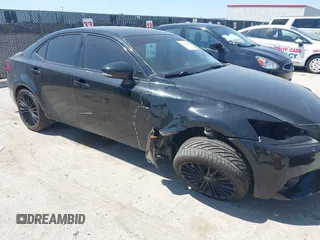 2015 Lexus IS 250 with VIN JTHBF1D21F5047167, listed as a IAAI auction lot 41952132 with 128,239 mi miles. Bid and sale history available at carsss.com. Image 6.