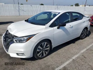 2021 Nissan Versa SR z VIN 3N1CN8FV3ML880669, wystawiony jako Copart lot #55290635 z przebiegiem 46 390 mil mil oraz Szkoda całkowita • Salvage title. Historia ofert i sprzedaży dostępna na DreamBid. Obrazek 1.