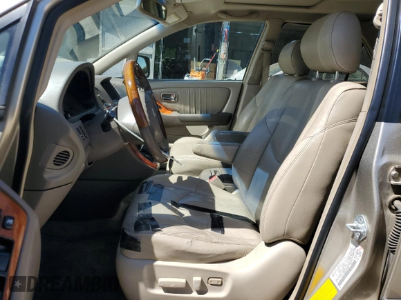 2003 Lexus RX 300 with VIN JTJHF10U830311283, listed as a Copart auction lot 71161444 with 216,654 mi miles and Salvage Title. Bid and sale history available at carsss.com. Image 7.