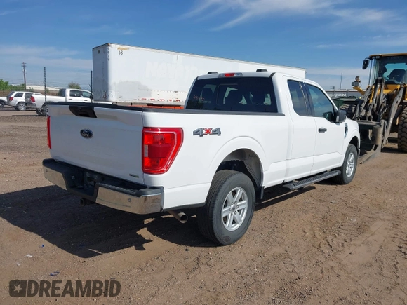 2021 Ford F-150 XL with VIN 1FTFX1E84MKE55115, listed as a IAAI auction lot 42081695 with 115,219 mi miles and . Bid and sale history available at DreamBid. Image 4.
