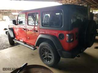 2024 Jeep Wrangler Sport S with VIN 1C4PJXDN3RW219619, listed as a Copart auction lot 52697255 with 11,537 mi miles and Clean Title. Bid and sale history available at carsss.com. Image 2.