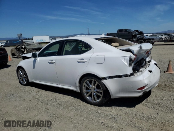 2007 Lexus IS 250 z VIN JTHBK262575044420, wystawiony jako Copart lot #55859195 z przebiegiem 155 623 mil mil oraz Szkoda całkowita • Salvage title. Historia ofert i sprzedaży dostępna na DreamBid. Obrazek 2.