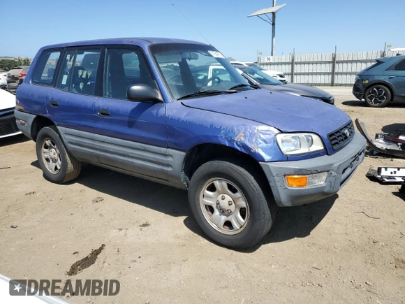 1999 Toyota RAV4 with VIN JT3GP10V8X0036366, listed as a Copart auction lot 61864455 with 229,711 mi miles and Salvage title. Bid and sale history available at DreamBid. Image 4.