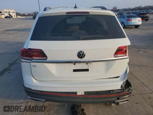 2023 Volkswagen Atlas SE with VIN 1V2JP2CA7PC524835, listed as a Copart auction lot 44734285 with 23,947 mi miles and Salvage title. Bid and sale history available at DreamBid. Image 6.
