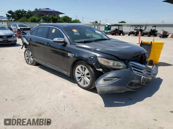 2011 Ford Taurus Limited with VIN 1FAHP2FW4BG107266, listed as a Copart auction lot 56921495 with Not provided miles and Salvage title. Bid and sale history available at DreamBid. Image 4.