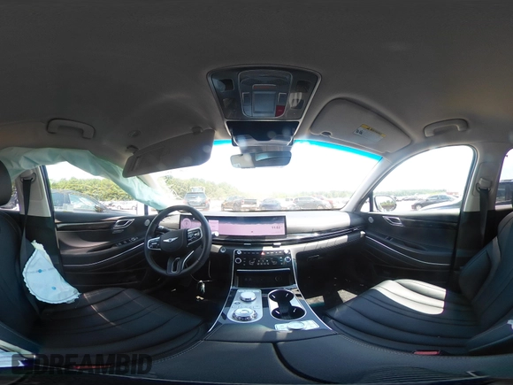 2025 Genesis GV80 Standard with VIN KMUHFESB8SU267537, listed as a IAAI auction lot 42665736 with 9,404 mi miles and . Bid and sale history available at DreamBid. Image 18.