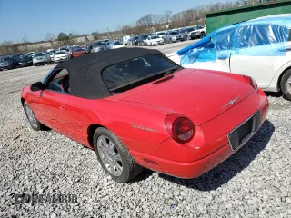 2002 Ford Thunderbird w/Hardtop Premium with VIN 1FAHP60A12Y122693, listed as a Copart auction lot 48224915 with 170,354 mi miles and Clean Title. Bid and sale history available at carsss.com. Image 2.