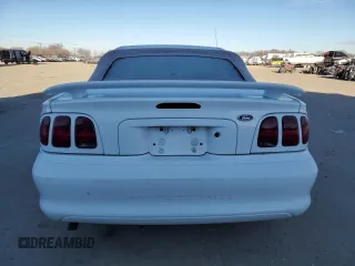 1998 Ford Mustang with VIN 1FAFP4440WF160806, listed as a Copart auction lot 42334235 with 82,105 mi miles and Salvage Title. Bid and sale history available at carsss.com. Image 6.