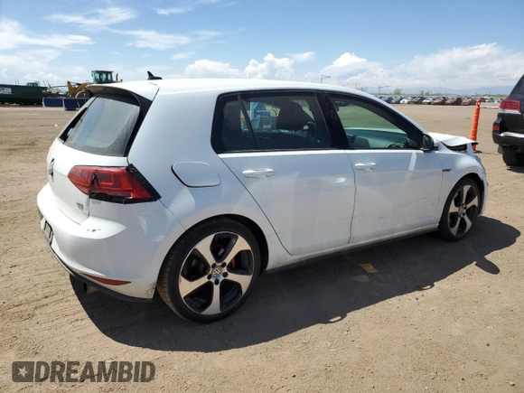 2017 Volkswagen GTI S z VIN 3VW4T7AU9HM018375, wystawiony jako Copart lot #55064875 z przebiegiem 70 344 mil mil oraz Szkoda całkowita • Salvage title. Historia ofert i sprzedaży dostępna na DreamBid. Obrazek 3.
